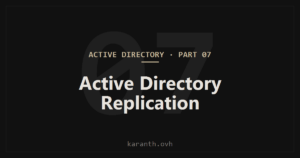 Active Directory — Part 7 — Active Directory Replication