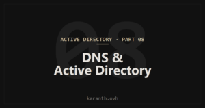 Active Directory — Part 8 — DNS & Active Directory