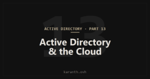 Active Directory — Part 13 — Active Directory & the Cloud (Azure AD / Entra ID)