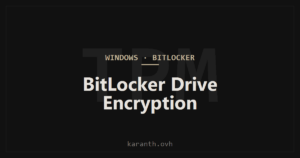 BitLocker Drive Encryption