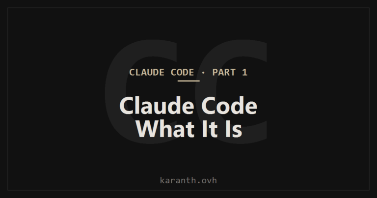 Claude Code — Part 1 — What It Is and Why It Matters for IT Engineers