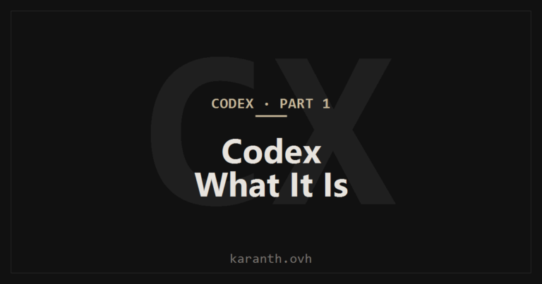 Codex — Part 1 — What It Is and Why It Matters for IT Engineers