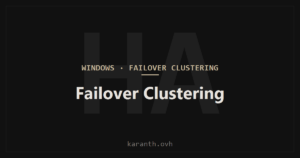 Failover Clustering