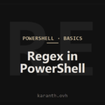 Regex in PowerShell