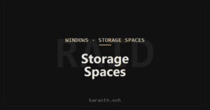 Storage Spaces