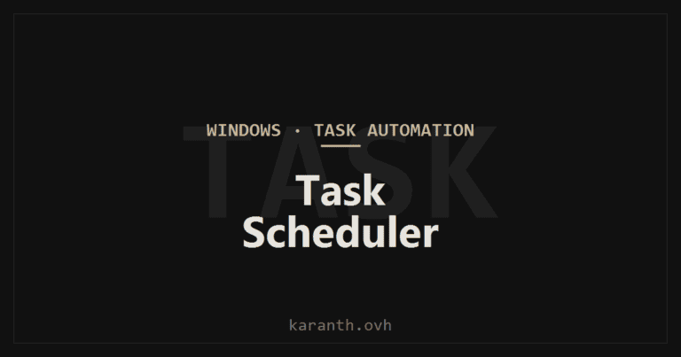 Task Scheduler