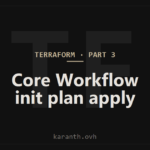 Terraform — Part 3 — The Core Workflow: init, plan, apply, destroy