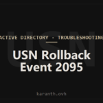 USN Rollback Detected — Event 2095