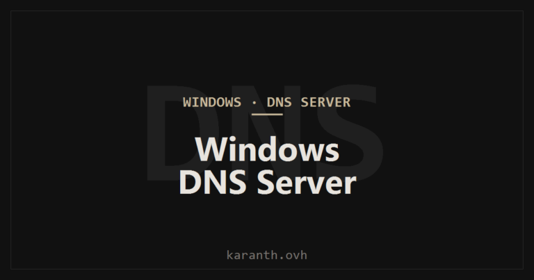 Windows DNS Server