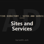 Active Directory Sites and Services