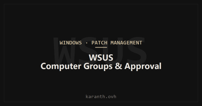 Windows Server Update Services (WSUS)