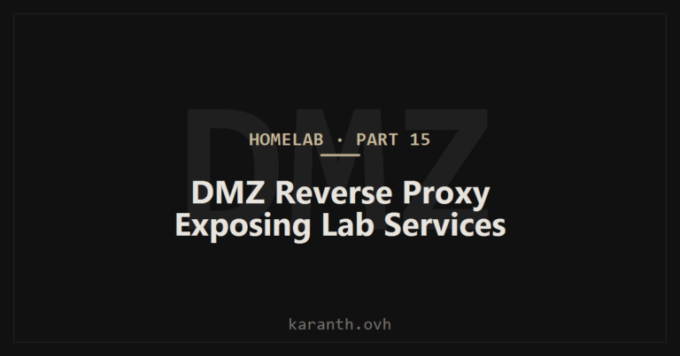 Homelab Build — Part 15 — Exposing Services: Setting Up a Reverse Proxy (Nginx Proxy Manager & HAProxy)
