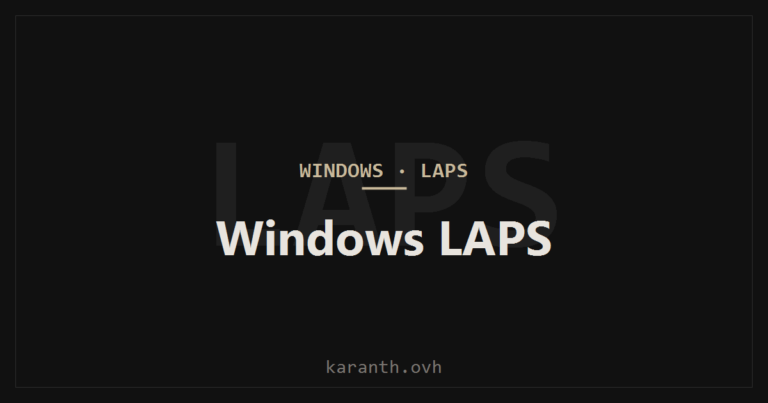 Windows LAPS